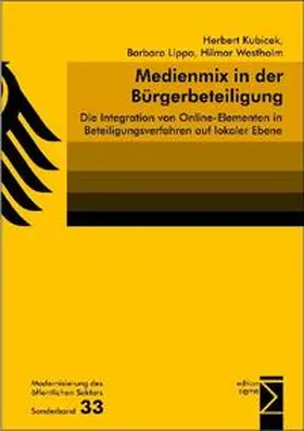 Kubicek / Lippa / Westholm |  Medienmix in der Bürgerbeteiligung | Buch |  Sack Fachmedien