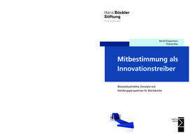 Kriegesmann / Kley | Mitbestimmung als Innovationstreiber | Buch | 978-3-8360-8741-4 | sack.de