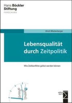 Mückenberger |  Lebensqualität durch Zeitpolitik | Buch |  Sack Fachmedien