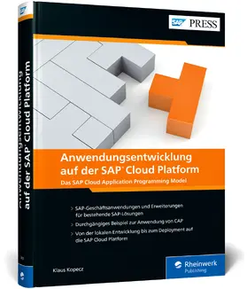 Kopecz |  Anwendungsentwicklung auf der SAP Cloud Platform | Buch |  Sack Fachmedien