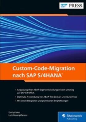 Celen / Rosenpflanzer | Custom-Code-Migration nach SAP S/4HANA | E-Book | sack.de