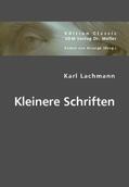 Lachmann / Krosigk |  Kleinere Schriften | Buch |  Sack Fachmedien