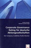 Schröer / Locarek-Junge |  Corporate Governance Rating für deutsche Aktiengesellschaften | Buch |  Sack Fachmedien