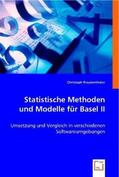 Freudenthaler |  Statistische Methoden und Modelle für Basel II | Buch |  Sack Fachmedien