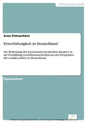 Petruschkat | Erwerbslosigkeit in Deutschland | E-Book | www.sack.de
