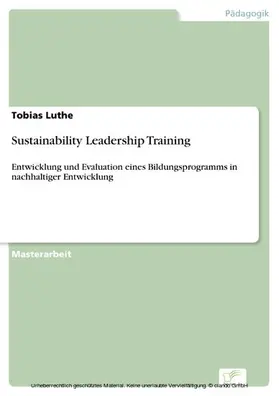Luthe | Sustainability Leadership Training | E-Book | www.sack.de