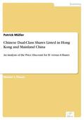 Müller |  Chinese Dual-Class Shares Listed in Hong Kong and Mainland China | eBook | Sack Fachmedien