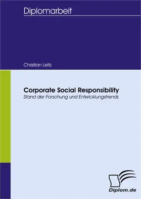 Leitz |  Corporate Social Responsibility | eBook | Sack Fachmedien
