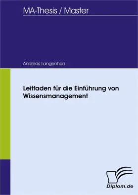 Langenhan |  Leitfaden für die Einführung von Wissensmanagement | eBook | Sack Fachmedien