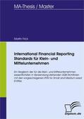 Frick |  International Financial Reporting Standards für Klein- und Mittelunternehmen | eBook | Sack Fachmedien