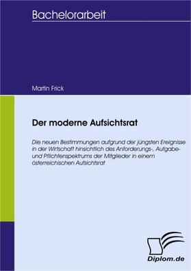 Frick | Der moderne Aufsichtsrat | E-Book | sack.de