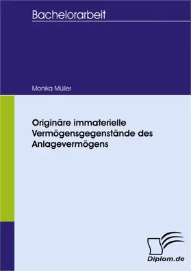 Müller |  Originäre immaterielle Vermögensgegenstände des Anlagevermögens | eBook | Sack Fachmedien