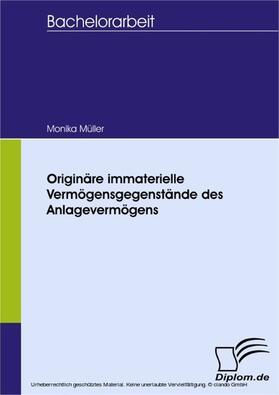 Müller | Originäre immaterielle Vermögensgegenstände des Anlagevermögens | E-Book | sack.de