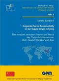Lukatsch / Rietz |  Corporate Social Responsibility in der Supply Chain in China | eBook | Sack Fachmedien