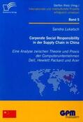 Lukatsch / Rietz |  Corporate Social Responsibility in der Supply Chain in China | Buch |  Sack Fachmedien
