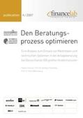 Gleisner / Hackethal / Wahrenburg |  Den Beratungsprozess optimieren | Buch |  Sack Fachmedien