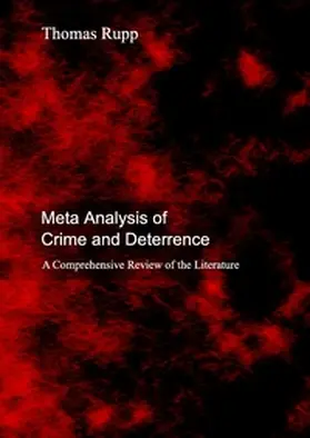 Rupp |  Meta Analysis of Crime and Deterrence | Buch |  Sack Fachmedien