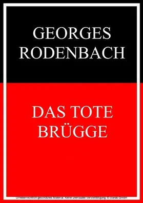 Rodenbach |  Das tote Brügge | eBook | Sack Fachmedien