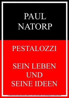 Natorp |  Pestalozzi | eBook | Sack Fachmedien