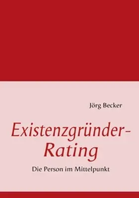 Becker |  Existenzgründer-Rating | Buch |  Sack Fachmedien