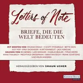 Usher |  Letters of Note - Briefe, die die Welt bedeuten | Sonstiges |  Sack Fachmedien