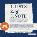 Usher |  Lists of note – live | Sonstiges |  Sack Fachmedien