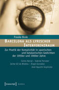 Bode |  Barcelona als lyrischer Interferenzraum | Buch |  Sack Fachmedien