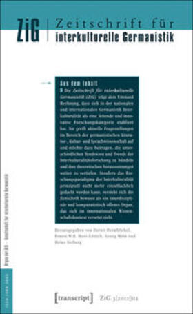 Heimböckel / Hess-Lüttich / Mein | Zeitschrift für interkulturelle Germanistik | Buch | 978-3-8376-2087-0 | sack.de