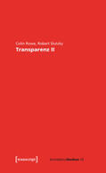 Rowe (verst.) / Slutzky (verst.) |  Transparenz: wörtlich und phänomenal II | Buch |  Sack Fachmedien