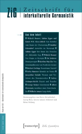 Heimböckel / Mein / Schiewer |  Zeitschrift für interkulturelle Germanistik | Buch |  Sack Fachmedien