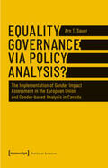 Sauer |  Sauer, A: Equality Governance via Policy Analysis? | Buch |  Sack Fachmedien