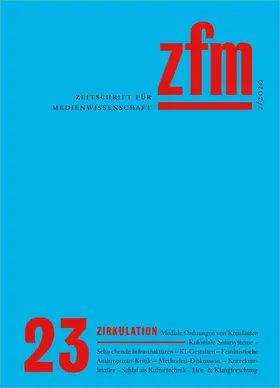 Gesellschaft für Medienwissenschaft e.V. |  Zeitschrift für Medienwissenschaft 23 | Buch |  Sack Fachmedien