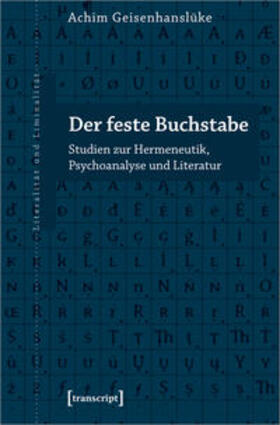 Geisenhanslüke | Geisenhanslüke, A: Der feste Buchstabe | Buch | 978-3-8376-5506-3 | sack.de