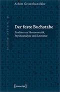 Geisenhanslüke |  Geisenhanslüke, A: Der feste Buchstabe | Buch |  Sack Fachmedien