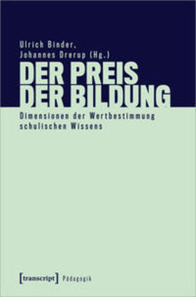 Binder / Drerup |  Der Preis der Bildung | Buch |  Sack Fachmedien