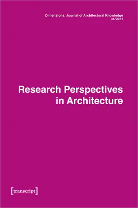 Voigt / Graff / Ludwig |  Dimensions. Journal of Architectural Knowledge | Buch |  Sack Fachmedien