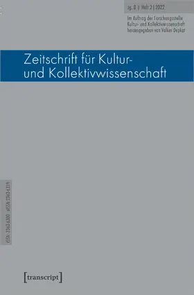 Forschungsstelle Kultur- und / Depkat |  Zeitschrift für Kultur- und Kollektivwissenschaft | Buch |  Sack Fachmedien