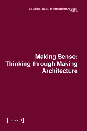 Andersen / Julebæk / Asmussen |  Dimensions. Journal of Architectural Knowledge | Buch |  Sack Fachmedien