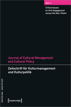 DeVereaux / Höhne / Tröndle | Journal of Cultural Management and Cultural Policy/Zeitschrift für Kulturmanagement und Kulturpolitik | Buch | 978-3-8376-6867-4 | sack.de