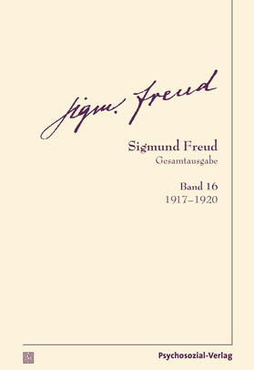 Freud / Tögel |  Freud, S: Gesamtausgabe (SFG), Band 16 | Buch |  Sack Fachmedien