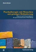 Becker |  Psychotherapie mit Menschen mit geistiger Behinderung | eBook | Sack Fachmedien