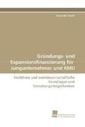 Hasch |  Gründungs- und Expansionsfinanzierung für Jungunternehmer und KMU | Buch |  Sack Fachmedien