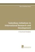 Keupp |  Subsidiary Initiatives in International Research and Development | Buch |  Sack Fachmedien