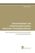 Simon |  Zinssensitivität und Fristentransformation deutscher Finanzdienstleister | Buch |  Sack Fachmedien