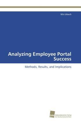Urbach | Analyzing Employee Portal Success | Buch | 978-3-8381-3041-5 | sack.de