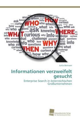 Bertram |  Informationen verzweifelt gesucht | Buch |  Sack Fachmedien