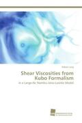 Lang |  Shear Viscosities from Kubo Formalism | Buch |  Sack Fachmedien