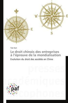 Sun |  Le droit chinois des entreprises à l'épreuve de la mondialisation | Buch |  Sack Fachmedien