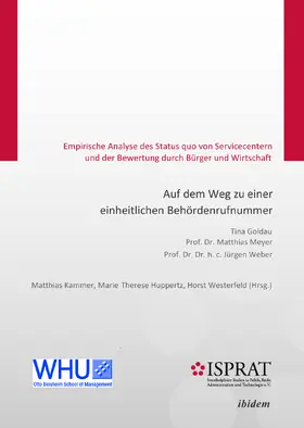 Goldau / Weber / Meyer |  Auf dem Weg zu einer einheitlichen Behördenrufnummer | Buch |  Sack Fachmedien
