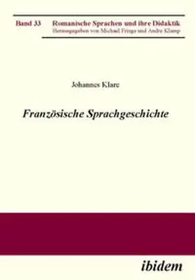 Klare |  Französische Sprachgeschichte | Buch |  Sack Fachmedien